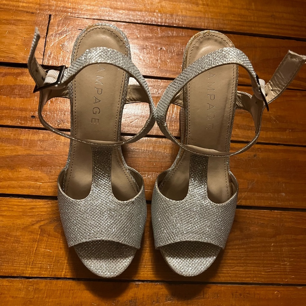 Rampage Peep Toe Wedges